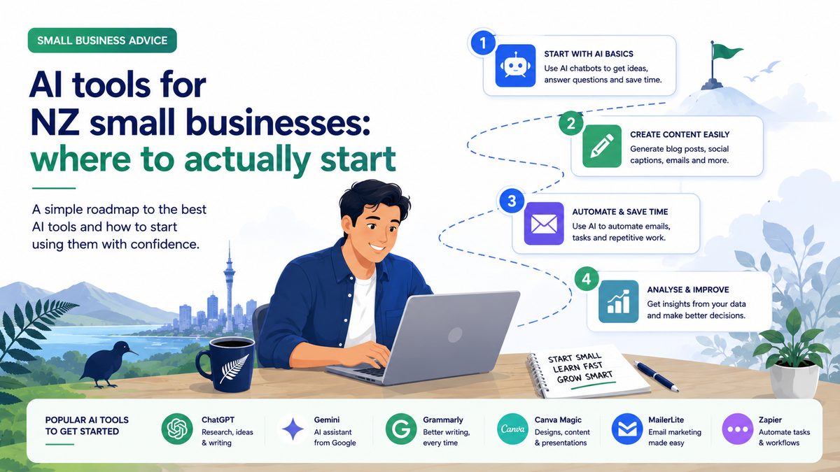 AI tools for NZ small businesses: where to actually start