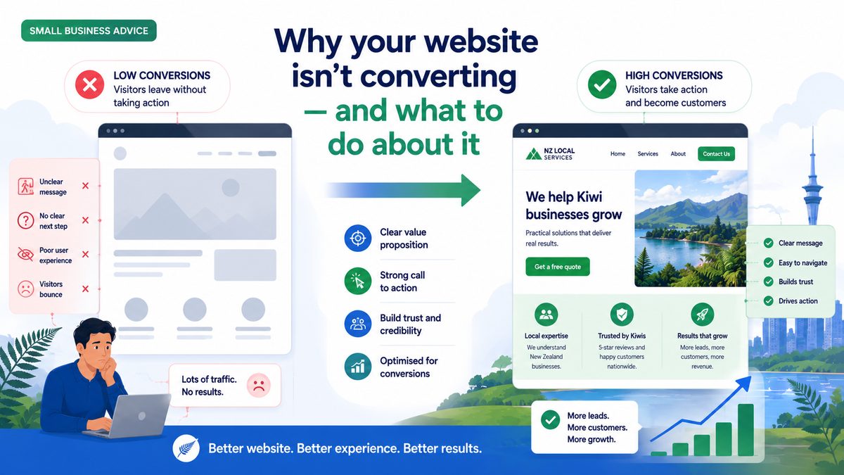 Why your website isn’t converting — and what to do about it