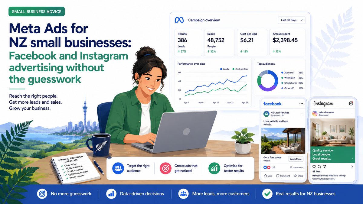 Meta Ads for NZ small businesses: Facebook and Instagram advertising without the guesswork